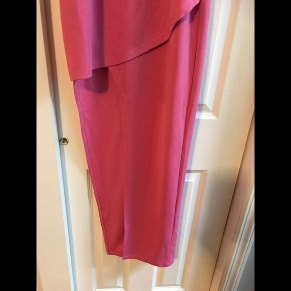 Asymmetrical pink Maxi Dress Size Small - Picture 5 of 6